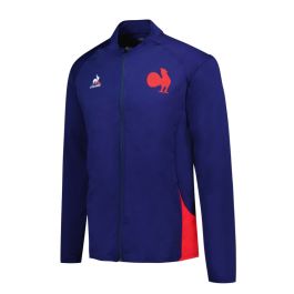 France rugby presentation zip-up blue jacket Le coq sportif