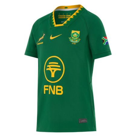 Nike Springboks Youth Stadium home jersey Gorge Green front