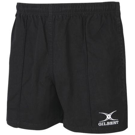 Men's Rugby Shorts Kiwi Pro Black - Gilbert