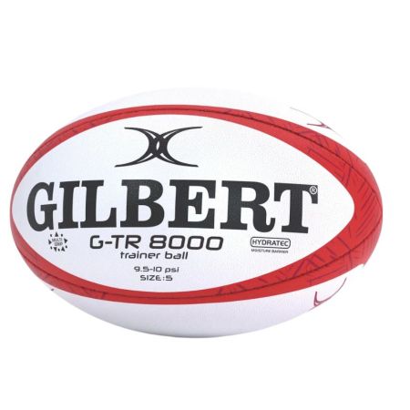 Gilbert G-TR8000 size 5 rugby training ball red