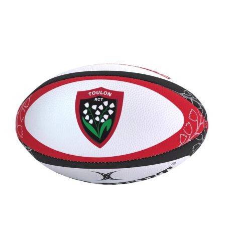 Gilbert RCT Toulon Replica Rugby Ball Mini Size 1