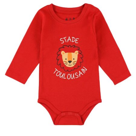 Baby Rugby Long Sleeve Lion Bodysuit Stade Toulousain - Stade Toulousain