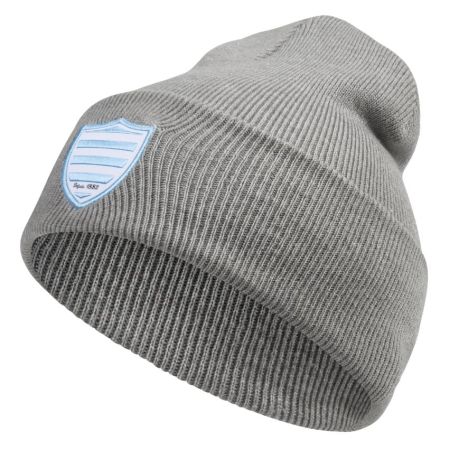 Racing 92 Nike anthracite grey beanie embroidered cuff front view