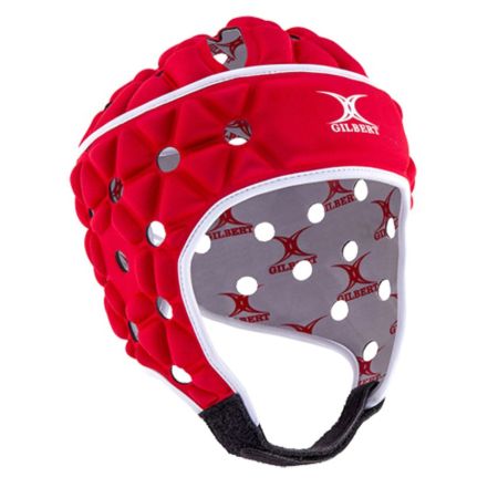 Gilbert Air Rugby Helmet Red Men Protection Comfort