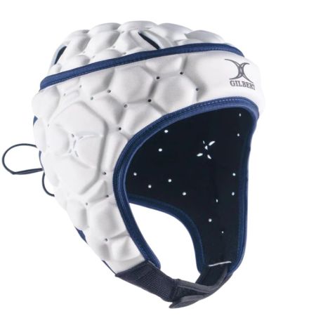 Rugby Headguard XP250 White Navy - Gilbert
