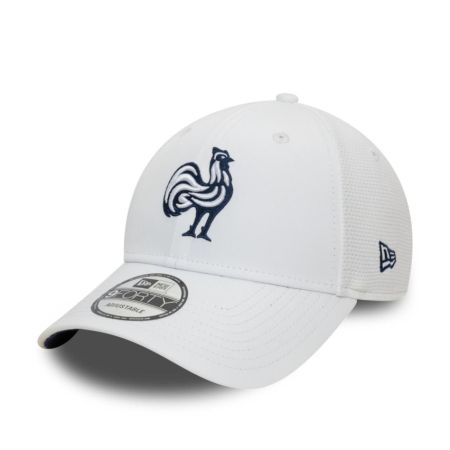 France Rugby Cap Training Mesh 9FORTY Adjustable White – New Era

