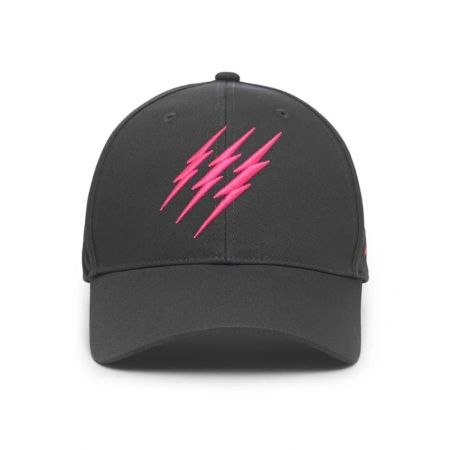 Goetya Kappa Stade Français grey cap pink lightning bolts front