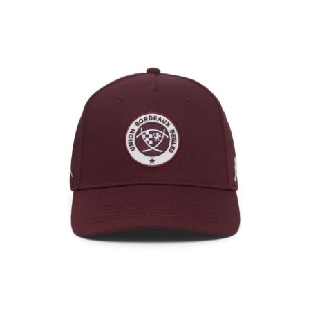 Goety Red Zinfandel Kappa rugby cap front view Omini embroidery