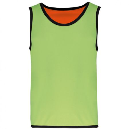 Kids Reversible Rugby Bib Green / Orange - ProAct
