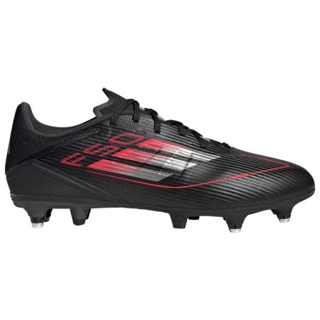 F50 League SG Hybrid Studs All-Terrain Rugby Boots Black and Red – Adidas