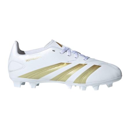 Rugby Kids Predator Club FG Firm Ground Boots White - Adidas