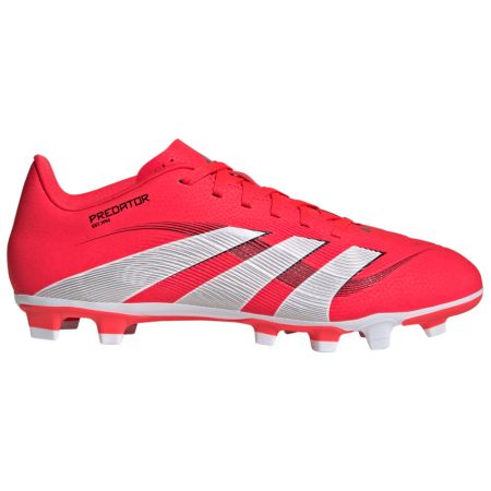 Rugby Boots Predator Club FG/MG Molded Studs Dry Ground Red/White - Adidas