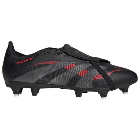 Predator League FT Hybrid Studs All-Terrain Rugby Boots Black and Red – Adidas