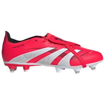 Predator League SG Rugby Boots Fold-Over Tongue Hybrid Studs All Ground Red/White - Adidas

