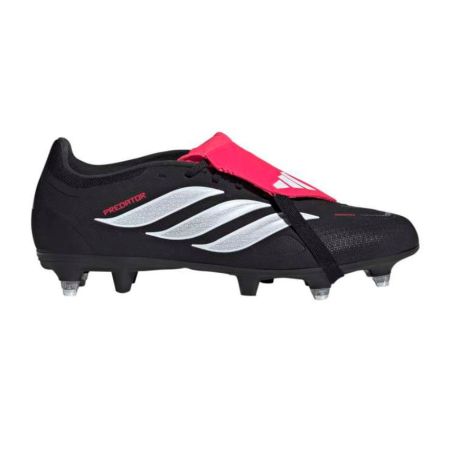 Predator League SG Fold-Over Tongue Hybrid Rugby Boots All Ground Black/Red - Adidas
