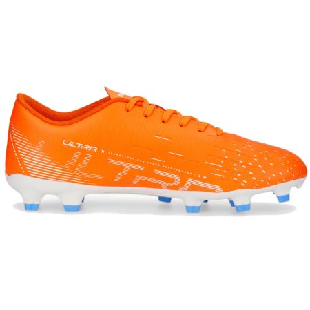 Chaussures Rugby Ultra Play FG/AG Orange Crampons Moulés Terrain Sec - Puma
