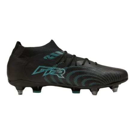Puma Future 9 Match MXSG rugby boots side view black mint