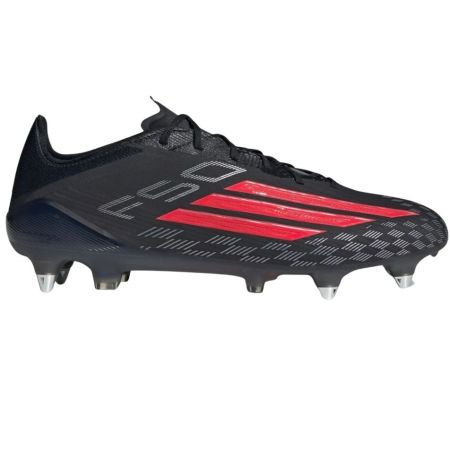Hybrid Rugby Boots F50 Elite SG Immortal DNA - Black/Lucid Red - Adidas