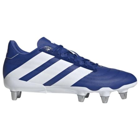 Adidas Kakari SG royal blue rugby boots lateral view