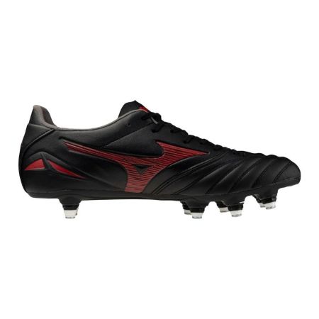 MORELIA Neo IV Pro Rugby Boots Screw-In Mizuno Black Red

