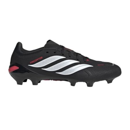 Predator League FG Molded Rugby Boots Firm Ground Black/Red - Adidas