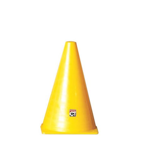 Rugby Plot Square Traffic Cone 30cm Yellow - Tremblay
