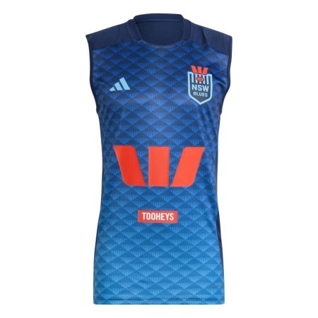 New South Wales Rugby Training Singlet adidas Blue


