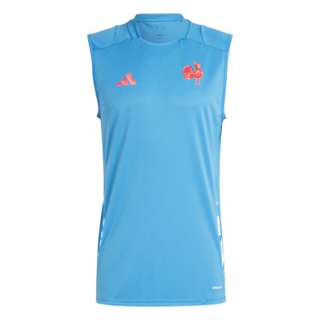 Rugby Training Tank France Sky Blue 2024/2025 - Adidas