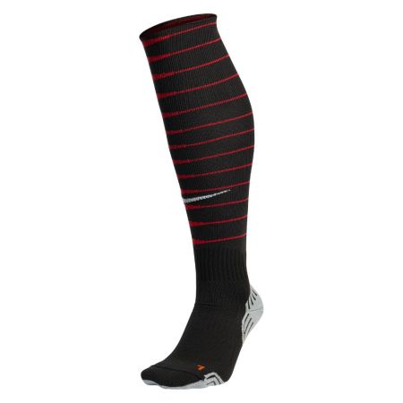 Stade Toulousain Nike black rugby socks with red stripes high cut