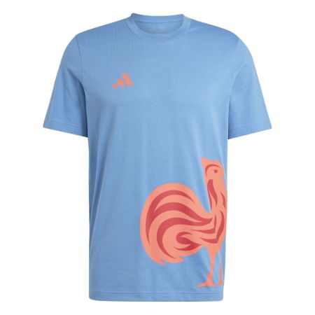 France Graphic Sky Blue Rugby T-shirt – Adidas