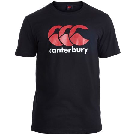 Men's Rugby T-Shirt Black - Canterbury