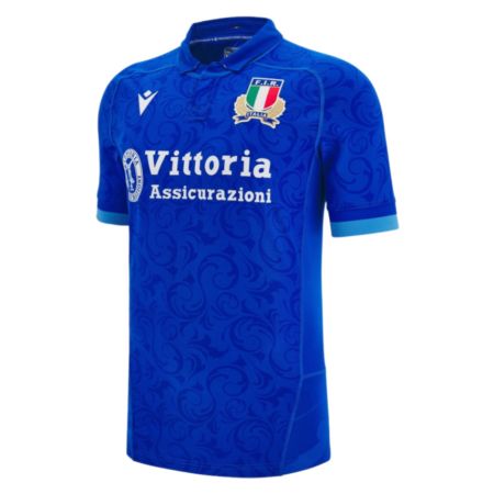 Authentic Home Rugby Shirt Italy 2024/2025 - Macron