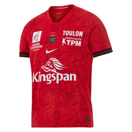 Red RCT Toulon 2026-2027 Nike Stadium Jersey front view