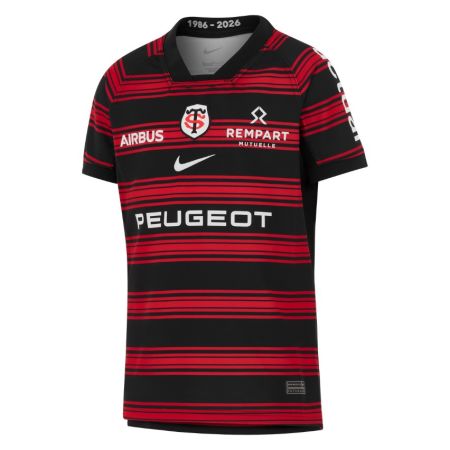 Stade Toulousain Kids’ Rugby Home Jersey 2025/2026 – Nike