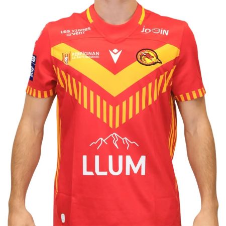 Catalans Dragons away jersey 2026 Macron polyester collector front