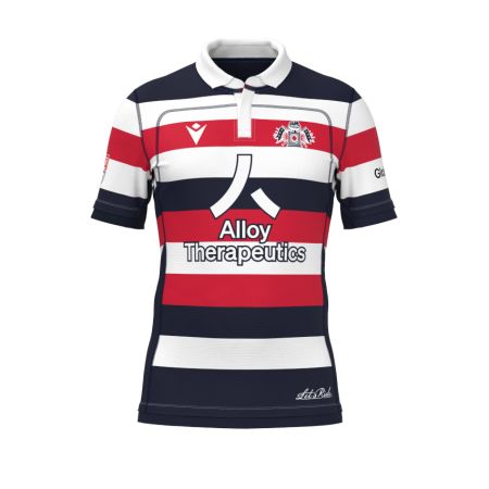 Kids' New England Free Jacks Home Rugby Jersey 2024/2025 - Macron