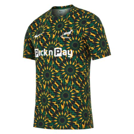 Springboks Nike black pre-match jersey men's 2026-2027