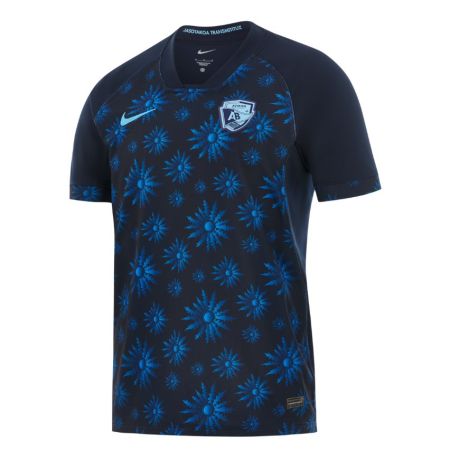 Aviron Bayonnais away rugby jersey Nike navy blue Eguzkilore pattern