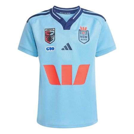 New South Wales 2025/2026 Home Rugby Jersey - Kids - Adidas