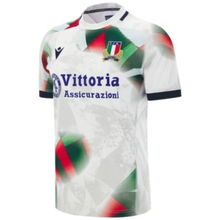 Italy rugby jersey away blue 2026-2027 Macron replica