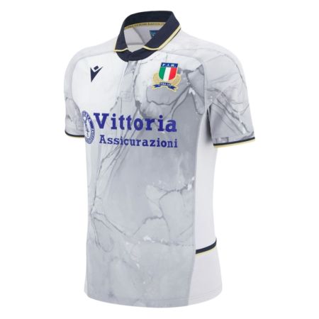 Italy away match jersey 2025/2026 Macron polo collar