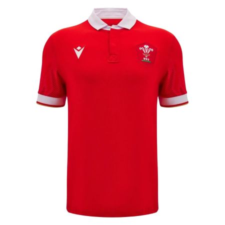 Wales Rugby Cotton Home Jersey 2024/2025 - Macron