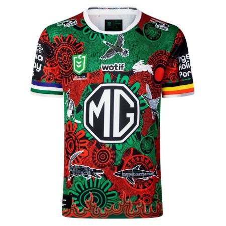 Rabbitohs Indigenous NRL 25/26 Replica Jersey - Classic Sportswear