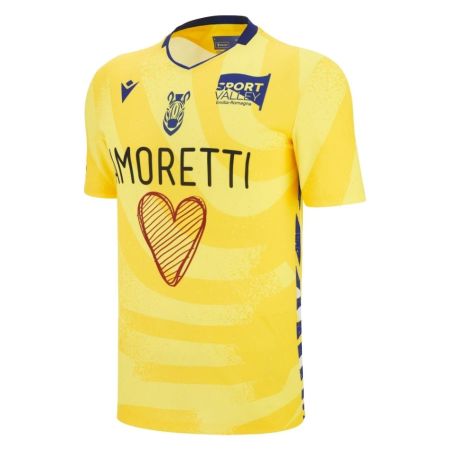 Zebre Parma Away Replica Rugby Shirt 2025/2026 - Macron