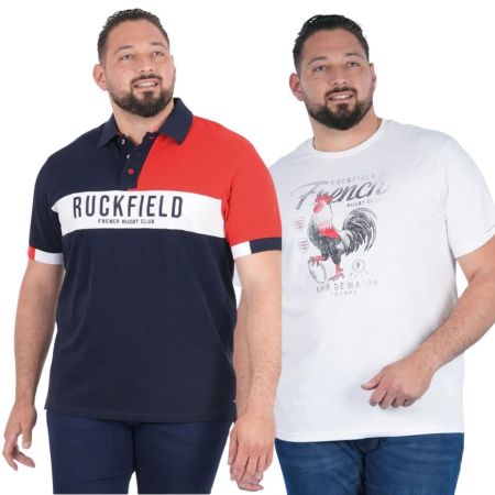 Rugby Duo Pack Polo + T-shirt French Rugby Club Short Sleeves - Ruckfield