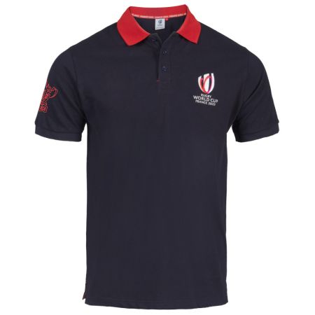 Rugby Logo Polo World Cup France 2023 Blue - Sportfolio
