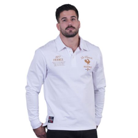 White French Rugby Club long-sleeved polo - Ruckfield
