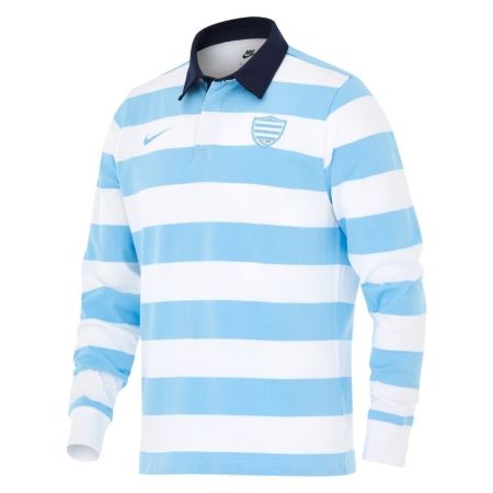Racing 92 Heritage Long Sleeve Rugby Polo 2025/2026 - Nike