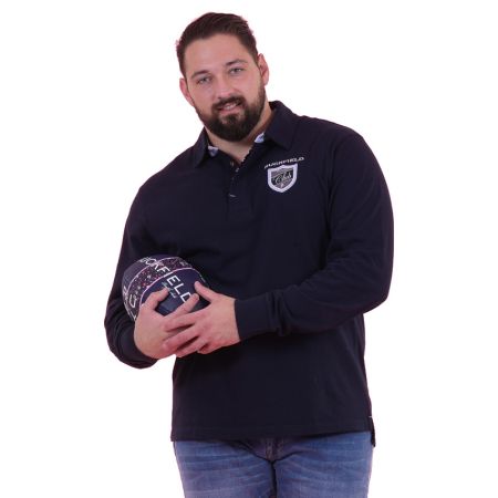 Long-sleeve Rugby Polo navy blue Club Ruckfield - Ruckfield