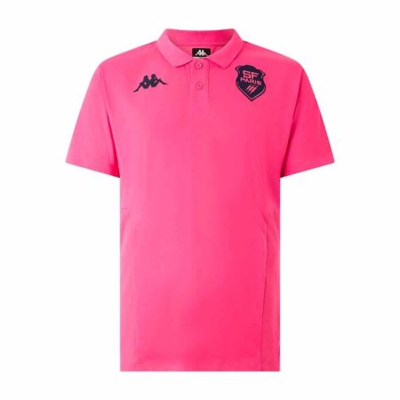 Stade Français Paris Pink Polo Shirt 2025/2026 - Kappa